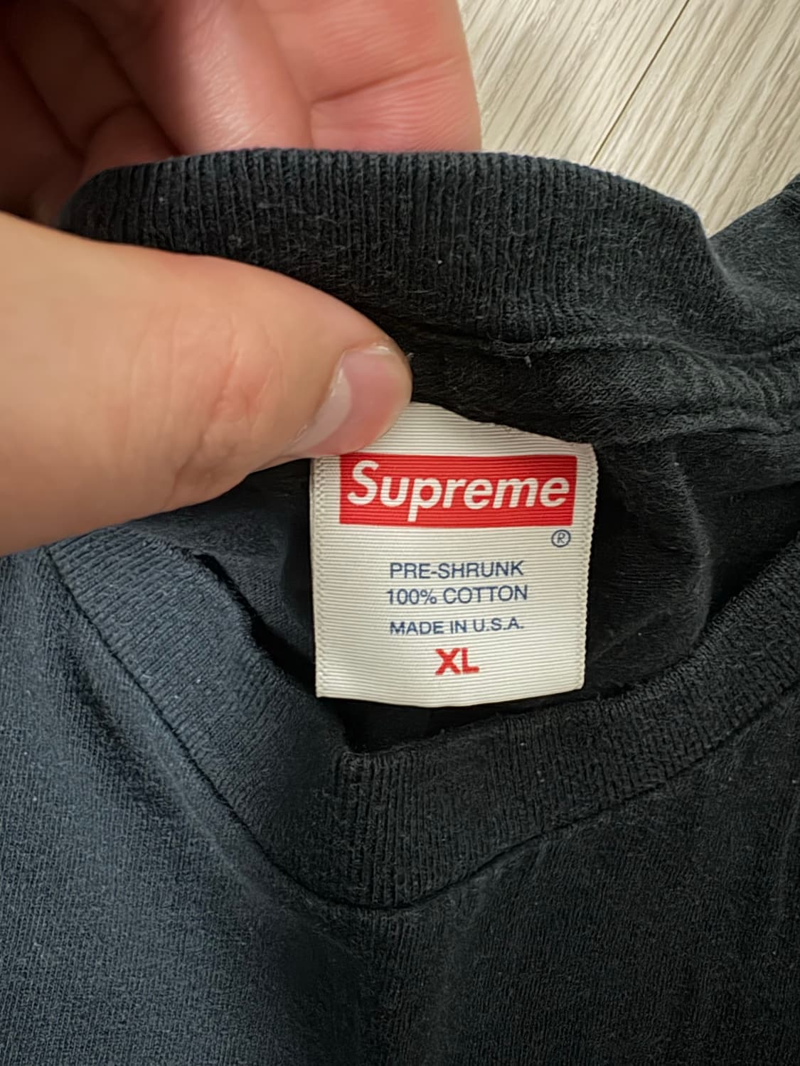 슈프림 더 벨벳 언더그라운드 반팔 xl 상품이미지3