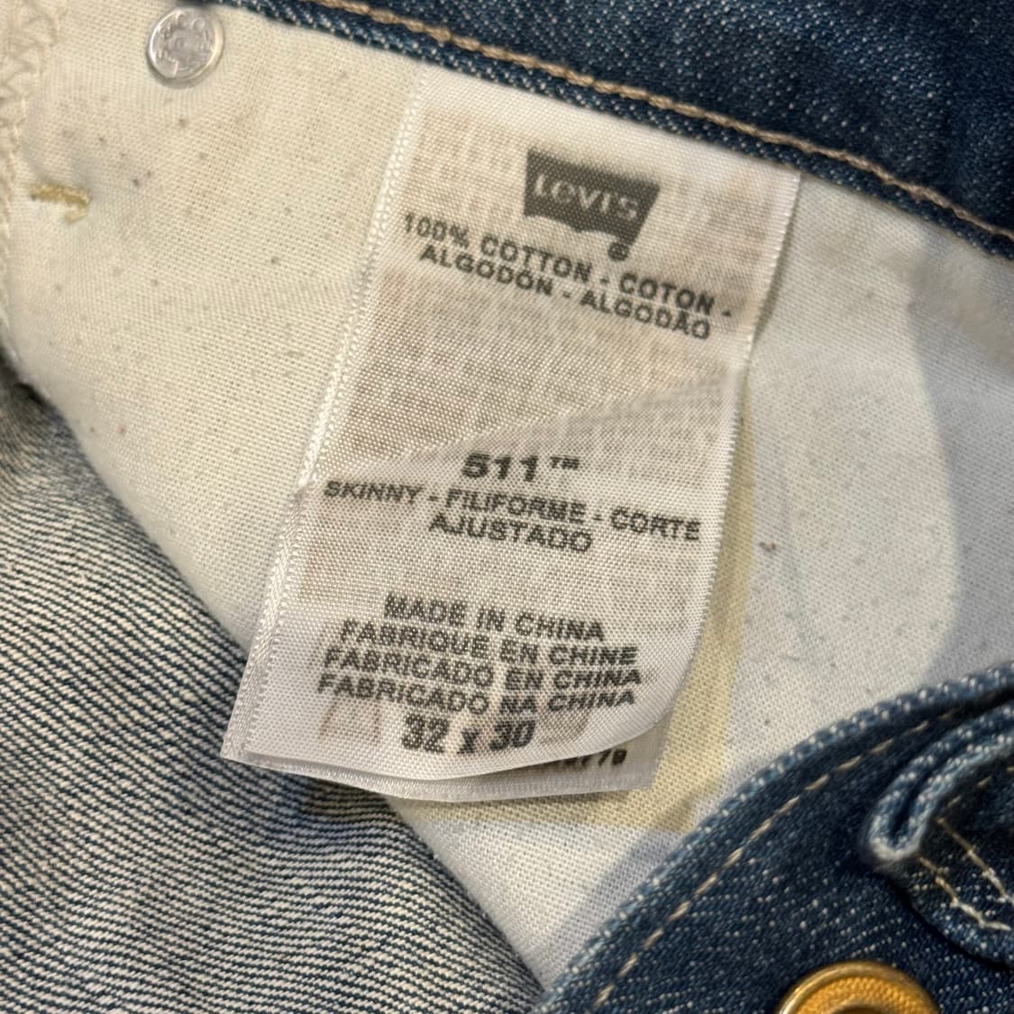 levis 리바이스 511 세미 스트레이트 데님 팬츠 상품이미지9