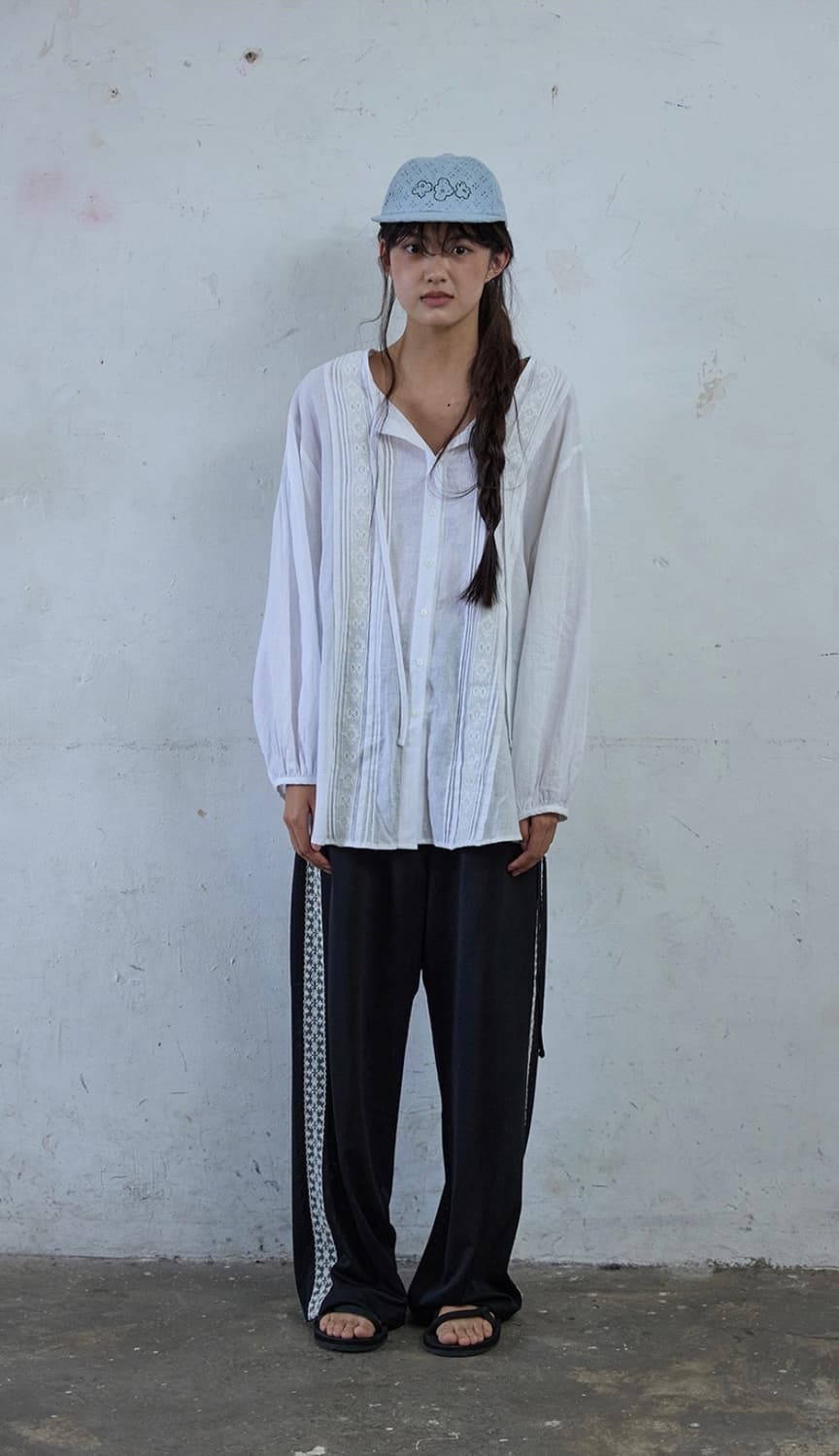 호쿠스포쿠스 블라우스 linen sunveil blouse 상품이미지1