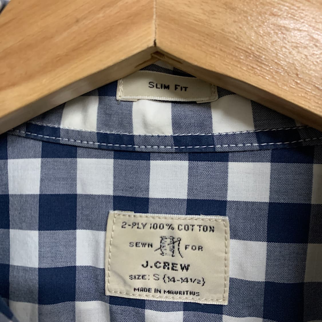 제이크루 깅엄체크 셔츠 S 상품이미지2