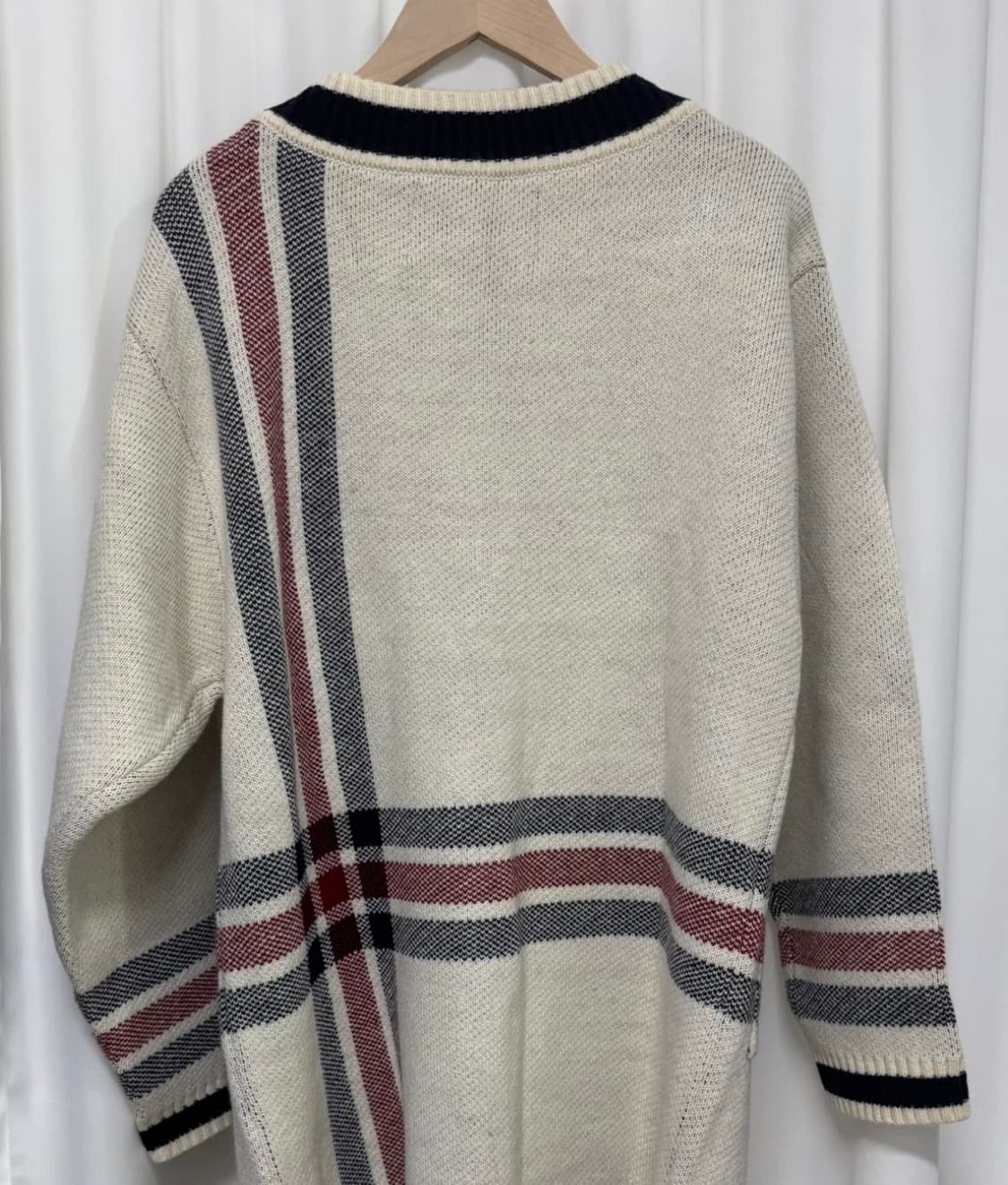 [새상품] 로맨틱크라운 체크 롱가디건 상품이미지6