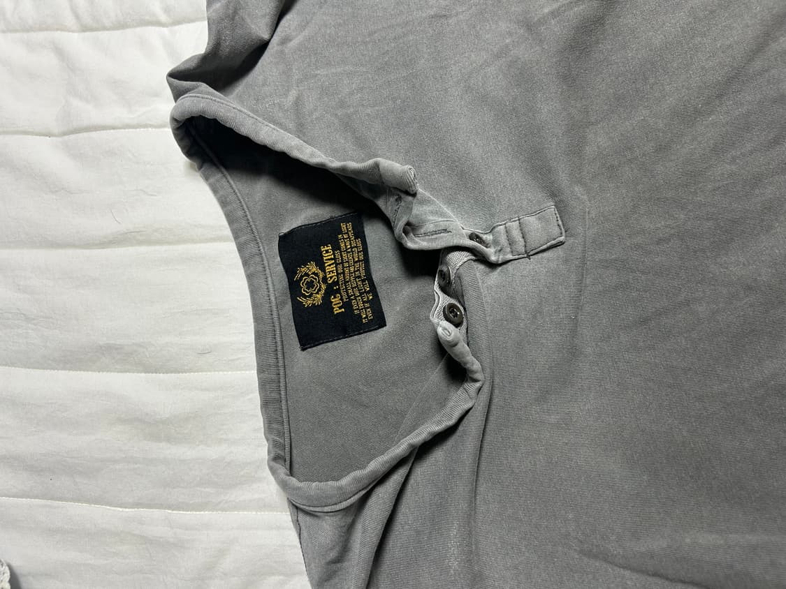 Millitary Henley Neck Half Sleeve 상품이미지2