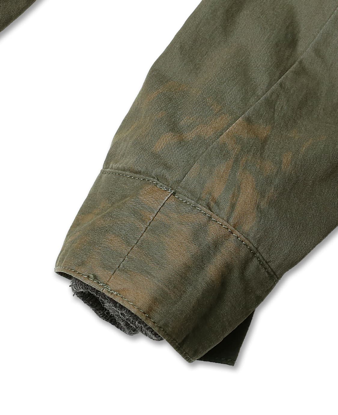 나노 유니버스 [Nano Universe] 카키 빈티지 피쉬테일 롱 야상 상품이미지10