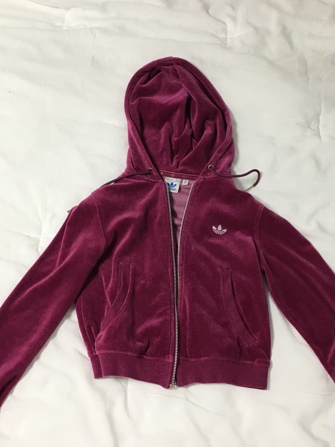 아디다스 벨벳 보라 크롭 져지 상품이미지2