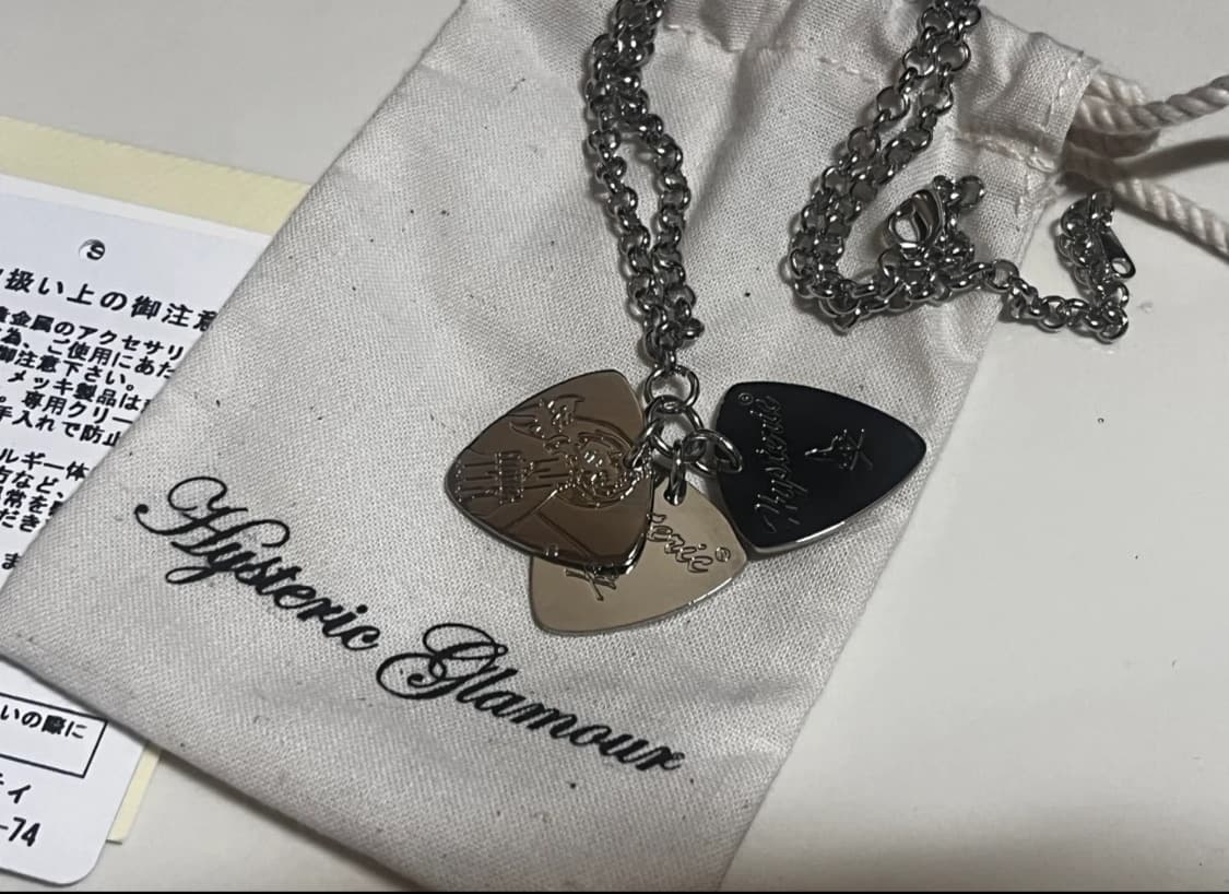 히스테릭 글래머 기타 피크 목걸이 상품이미지1