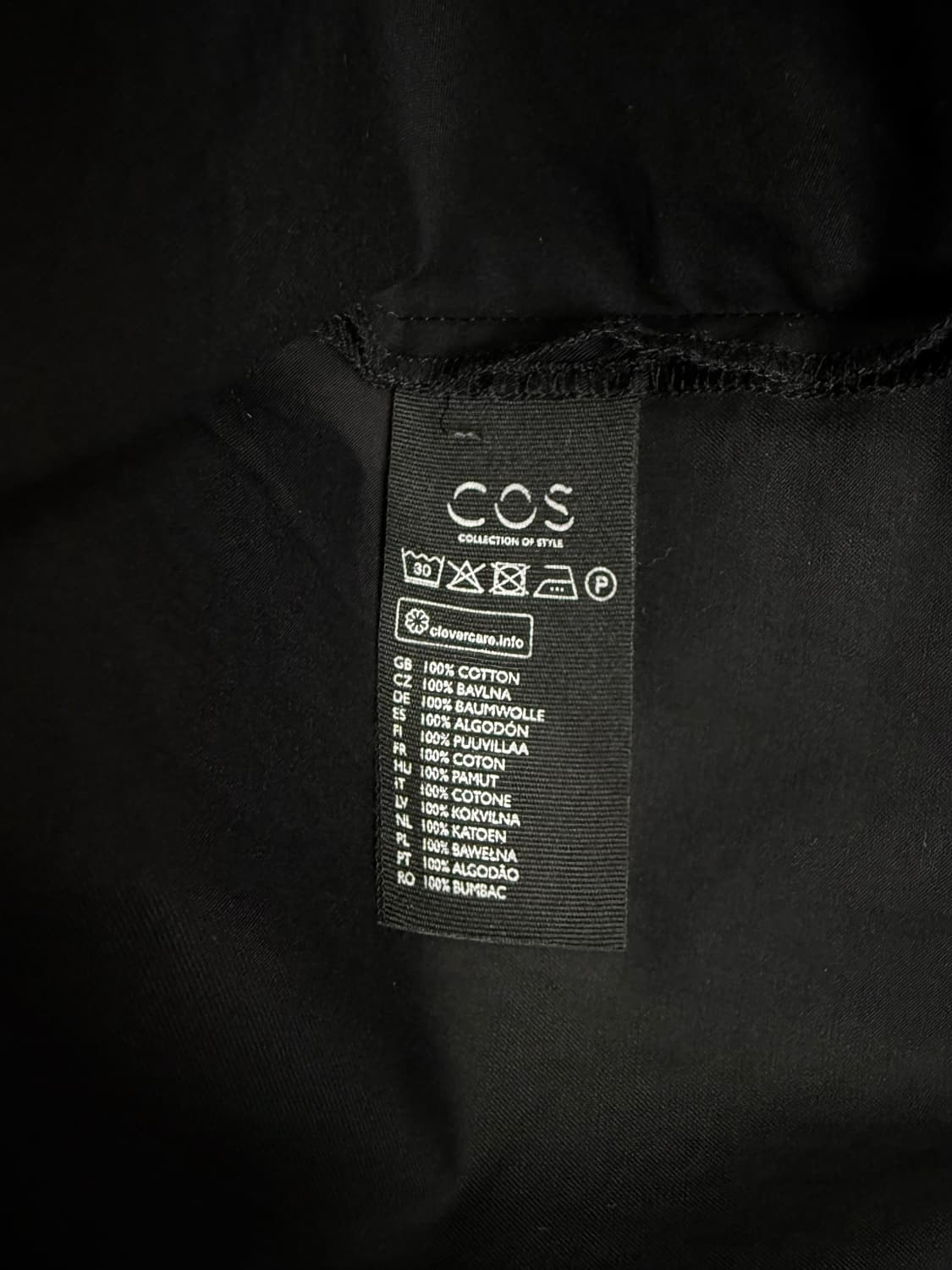 COS 코스 브이넥 블라우스 상품이미지4