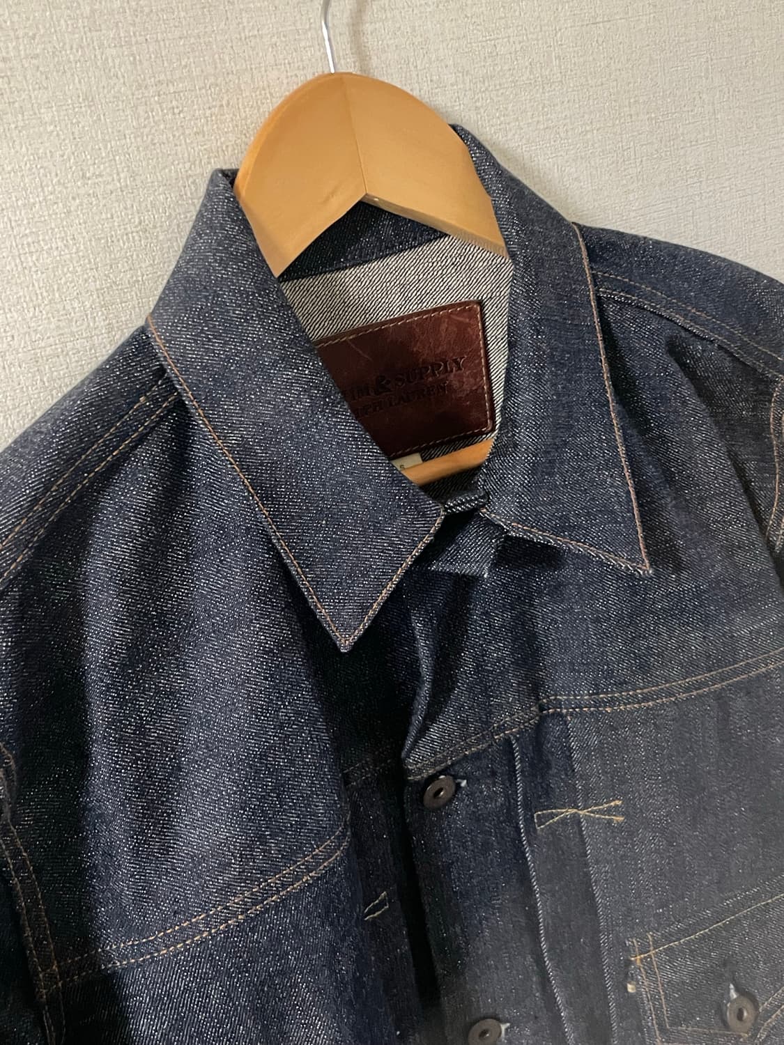 폴로 데님앤서플라이 WSP 셀비지 데님 자켓 Type 1 더블알엘 상품이미지7