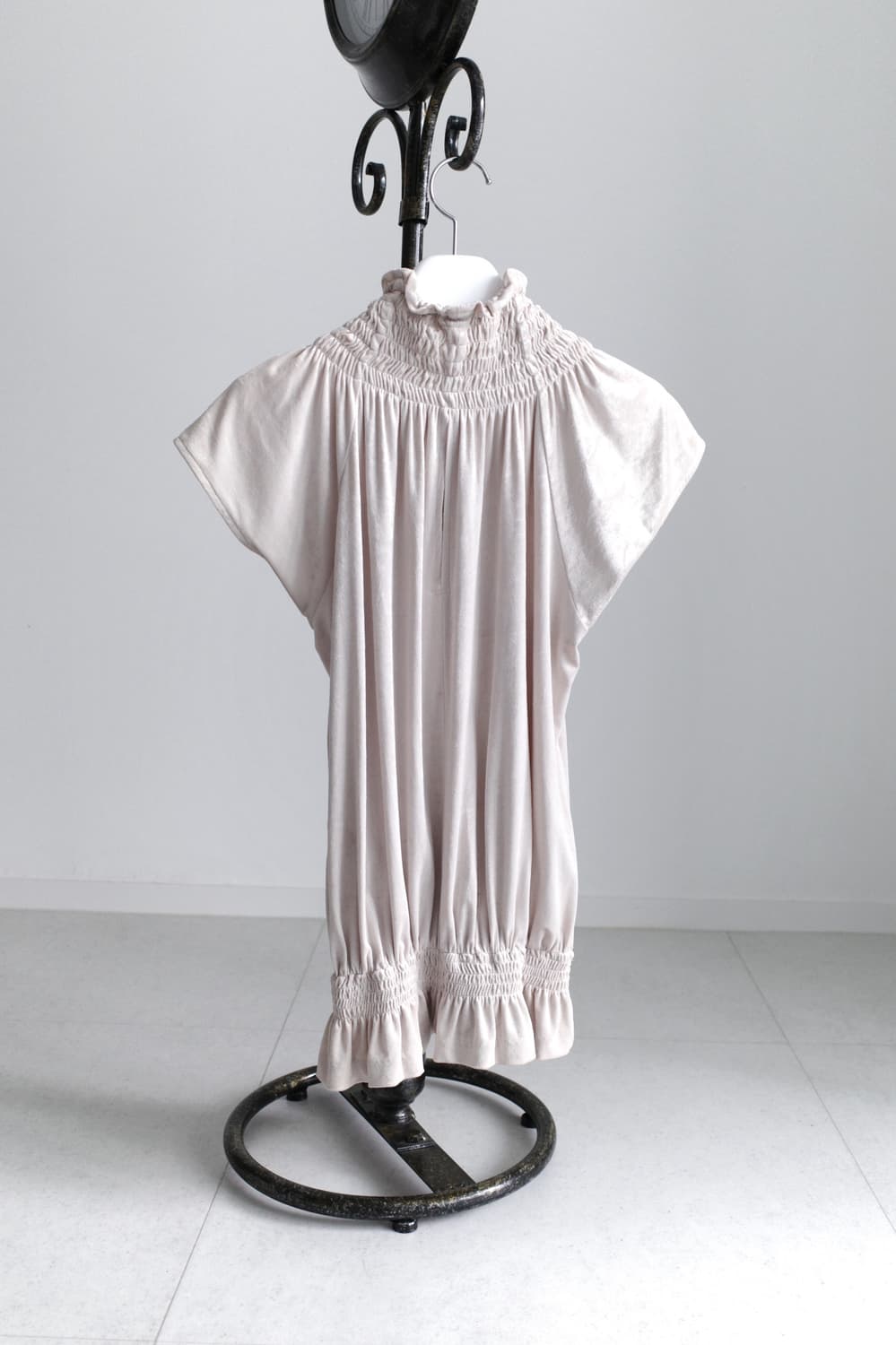 velvet shirring blouse 상품이미지2