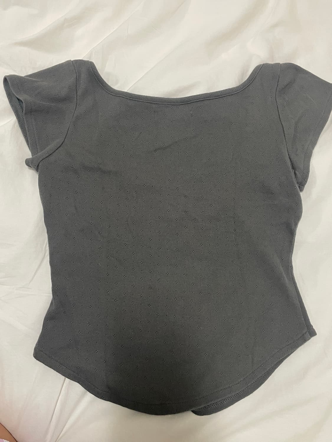 코이세이오 펀칭 셔링 차콜 티 상품이미지5