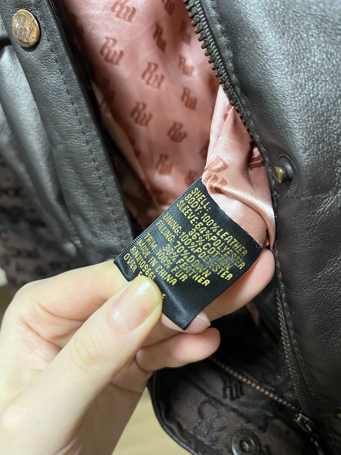 rocawear vintage fur leather jumper 상품이미지4