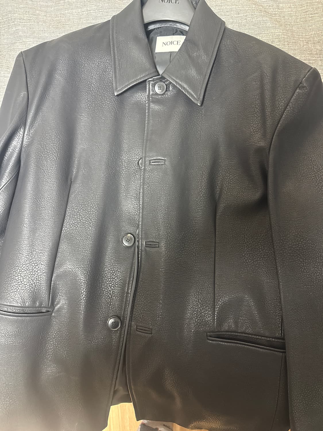 노이스 차은우 텍사스 레더자켓 상품이미지2