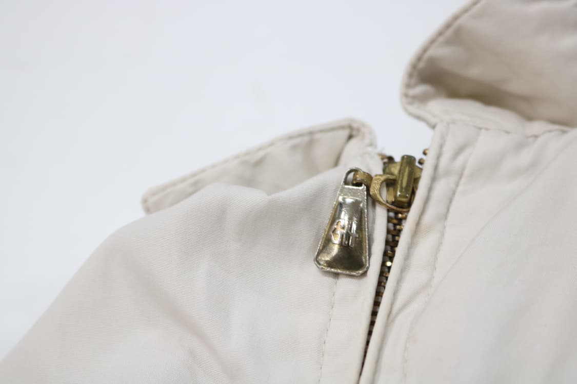 그레이엄 힐 빈티지 체크 라이닝 베이지 드리즐러 자켓 (L) 상품이미지7