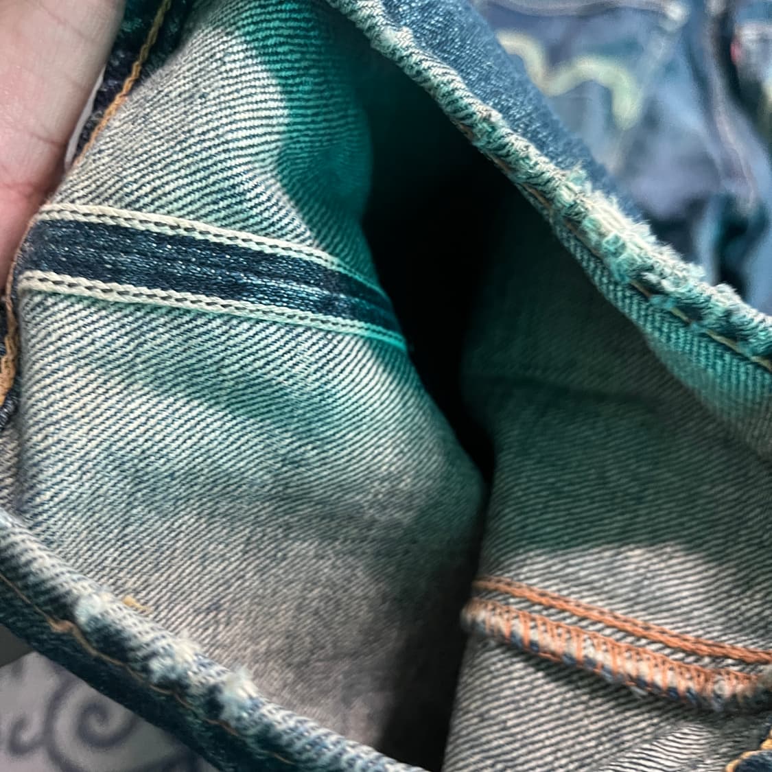 34 에비수 JPN 셀비지 데님 팬츠/W2665 상품이미지5