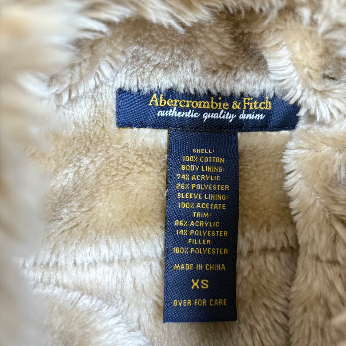 아베크롬비 데님 퍼 자켓 상품이미지3