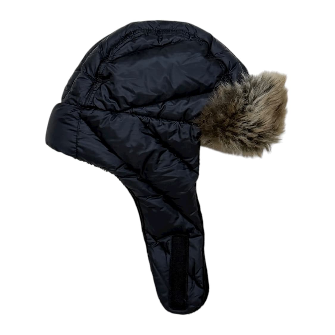 몽벨 빈티지 트루퍼햇 귀도리 나일론 방한 고소모 모자 블랙 상품이미지4