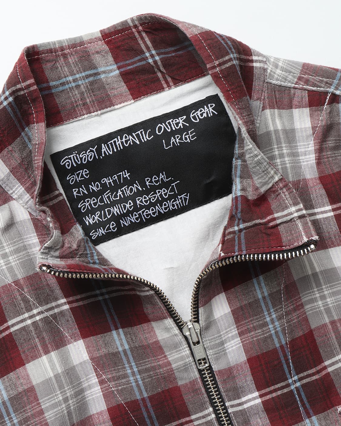 STUSSY Check Zip Jacket 상품이미지6