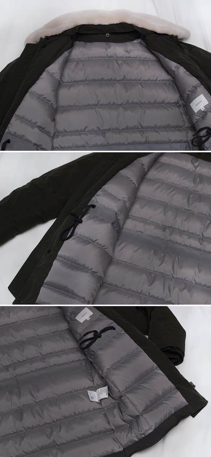 에피그램 양털카라 시어링 구스다운 패딩 자켓 (M 100) 상품이미지7