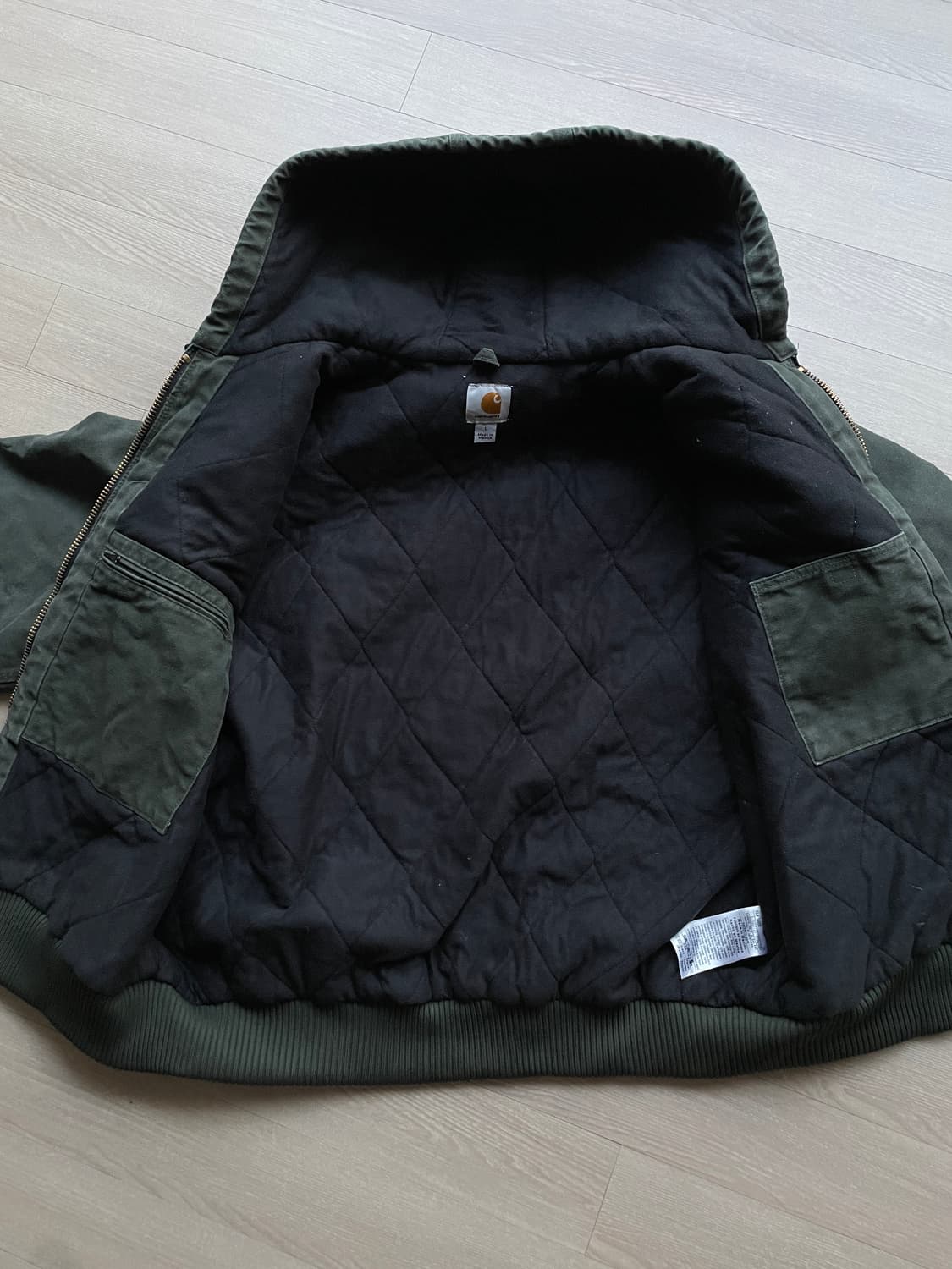 칼하트 j130 mos 모스 민트급 액티브 샌드스톤 상품이미지6