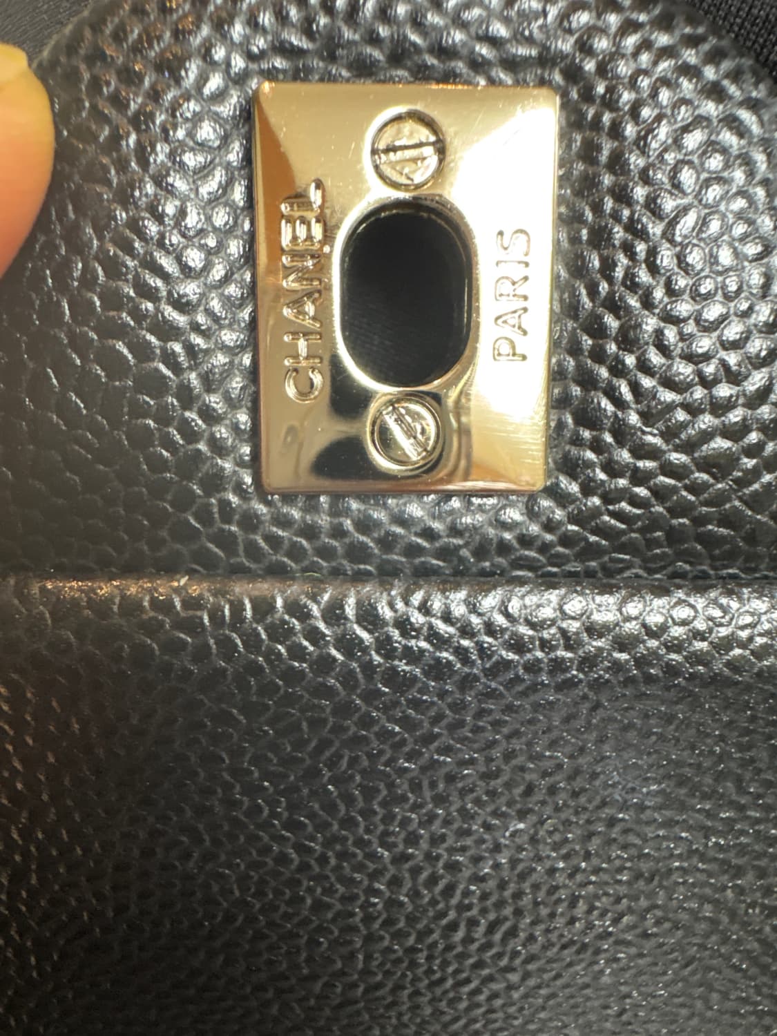 샤넬 클래식 뉴미니 캐비어 은장(17번대) 상품이미지7
