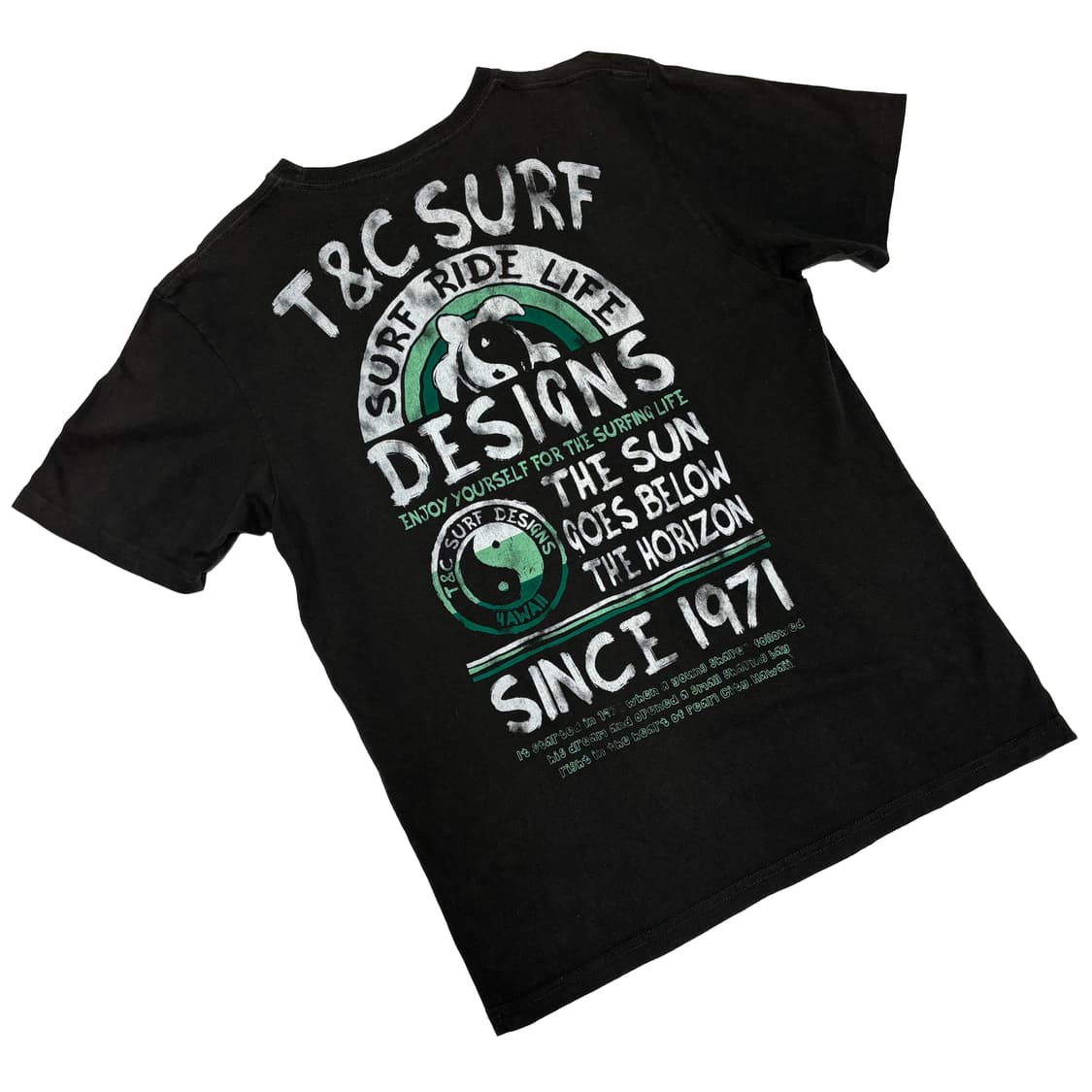 T&C 서프 디자인 하와이 빈티지 그래픽 반팔 티셔츠 상품이미지1