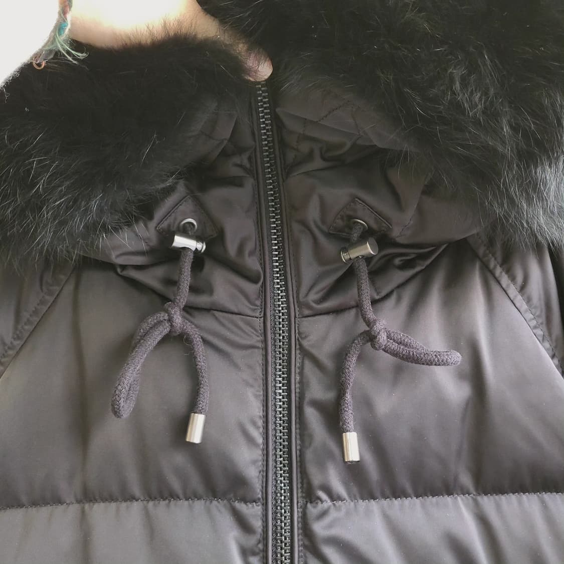 Vov 덕다운 블랙 롱패딩 상품이미지5