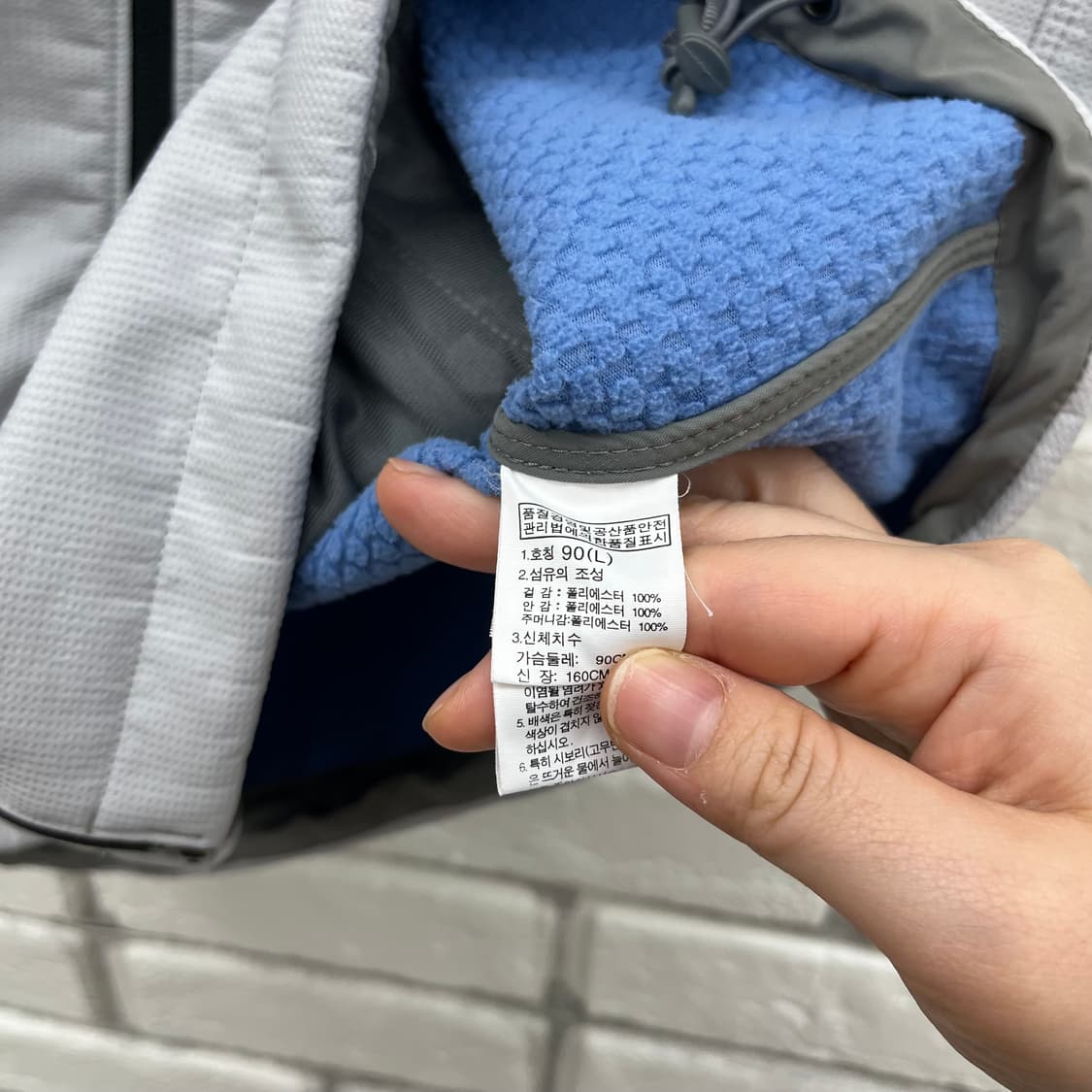 노스페이스 여성 후드 조끼 그레이-90 상품이미지4