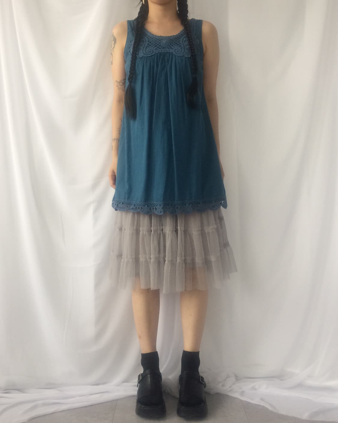 Sha layer midi skirt 상품이미지4