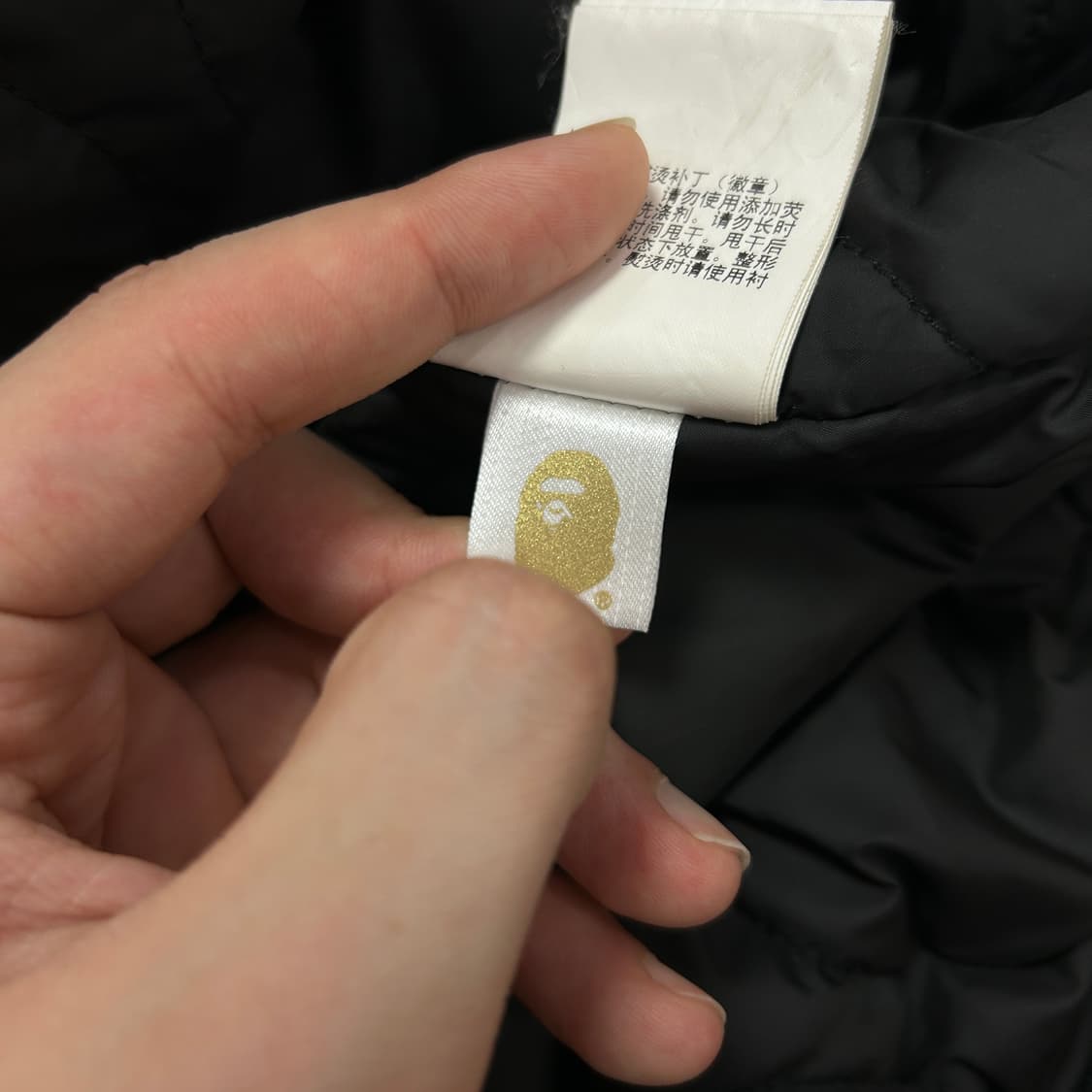 베이프 카모 누빔 플라이트 자켓(M) 상품이미지4