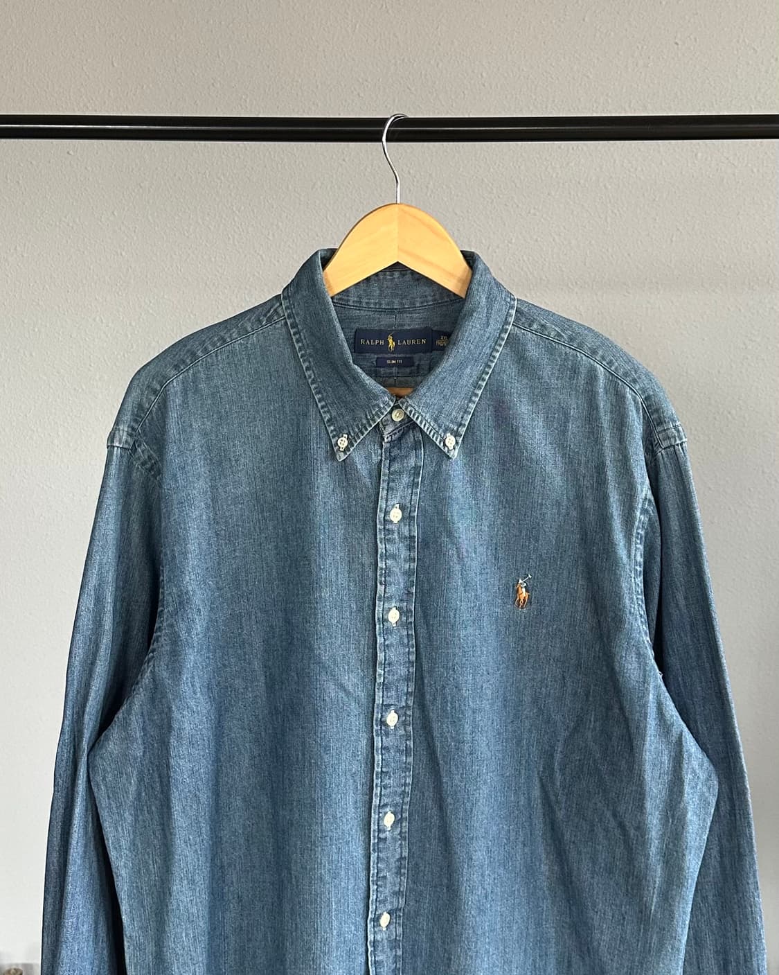 [2XL]폴로 랄프로렌 샴브레이 데님 셔츠   상품이미지2