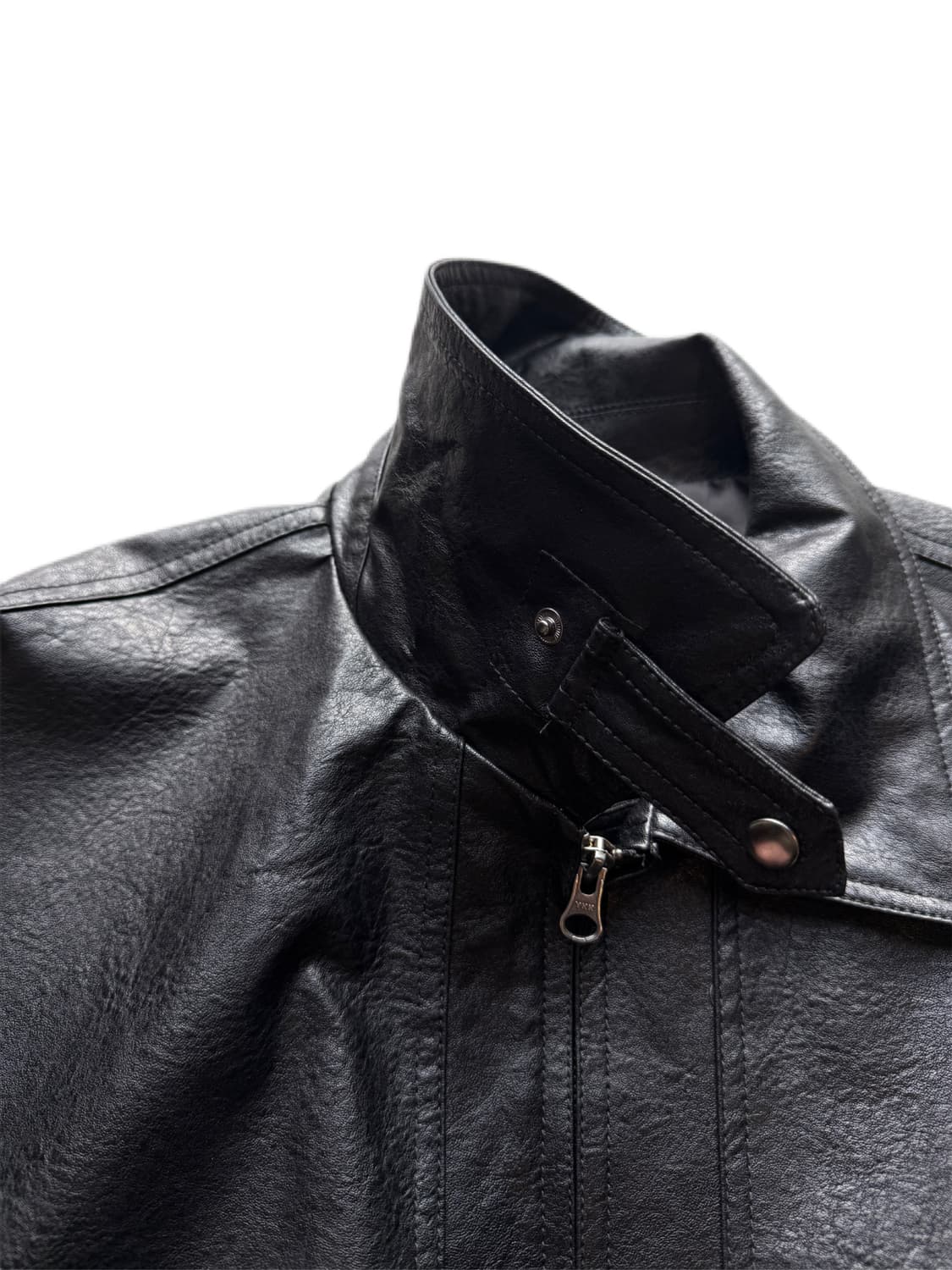 프릭스스토어 페이크레더 블루종 F(2XL) 상품이미지3