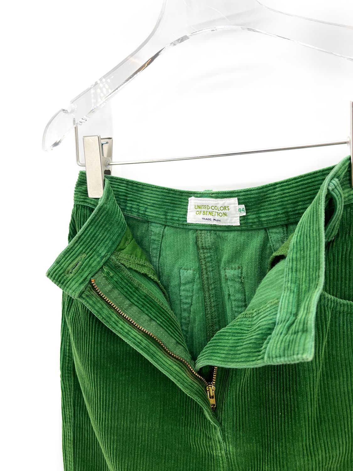 베네통 그린 코듀로이 스커트 상품이미지5