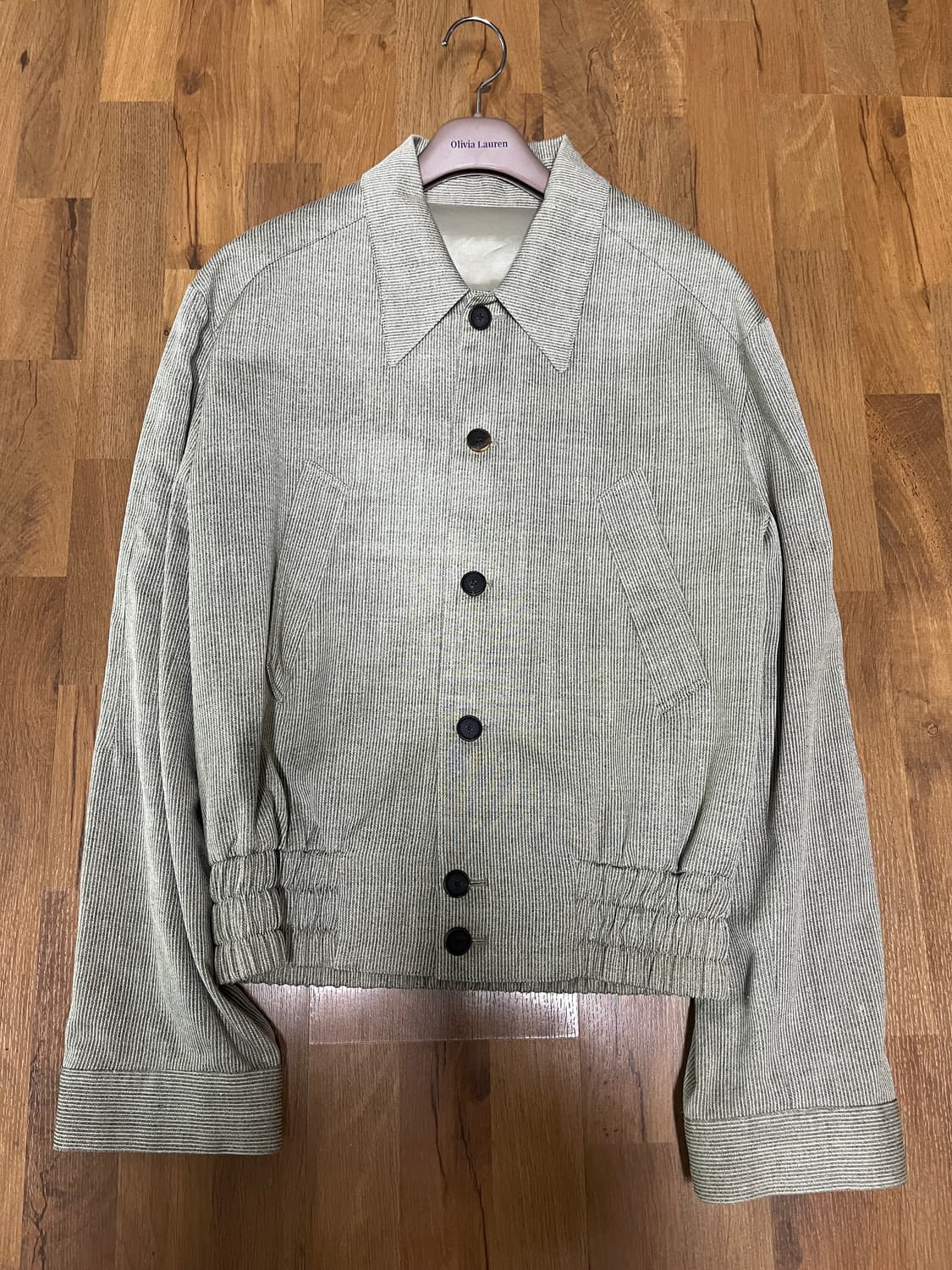 STU 스트라이프 벤딩 자켓 M 상품이미지3