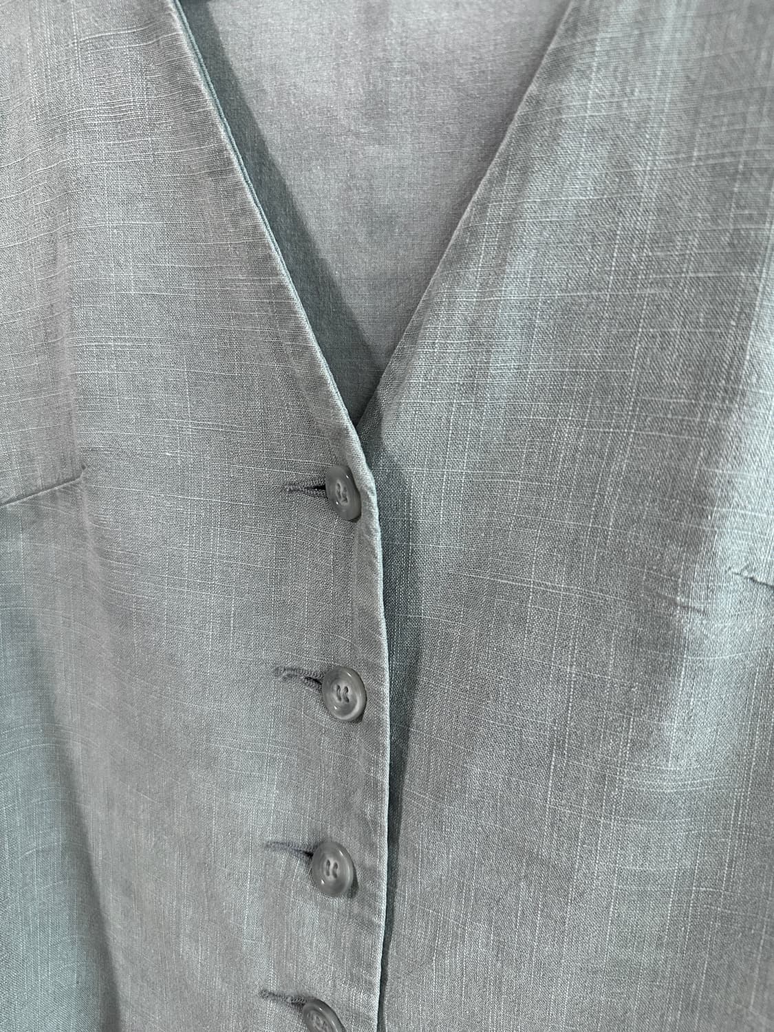 H&M 린넨 수트 베스트 XS 상품이미지3