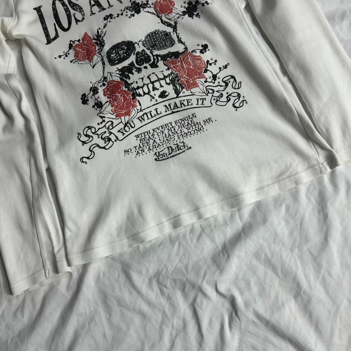 [Von Dutch] 본더치 펑크 스컬 프린팅 롱슬리브 상품이미지3