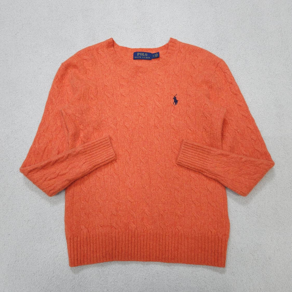 폴로 랄프 로렌 신형 울 캐시미어 케이블 니트 S 상품이미지2