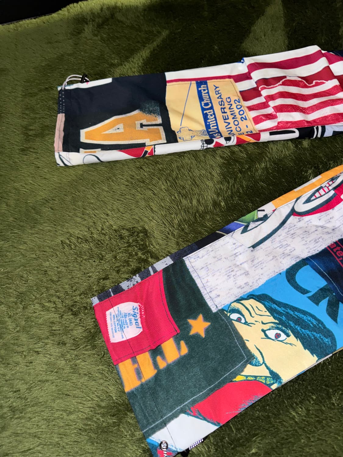 JOEGUSH 조거쉬 빈티지 리메이크 프린트 트랙 팬츠 멀티컬러 상품이미지6