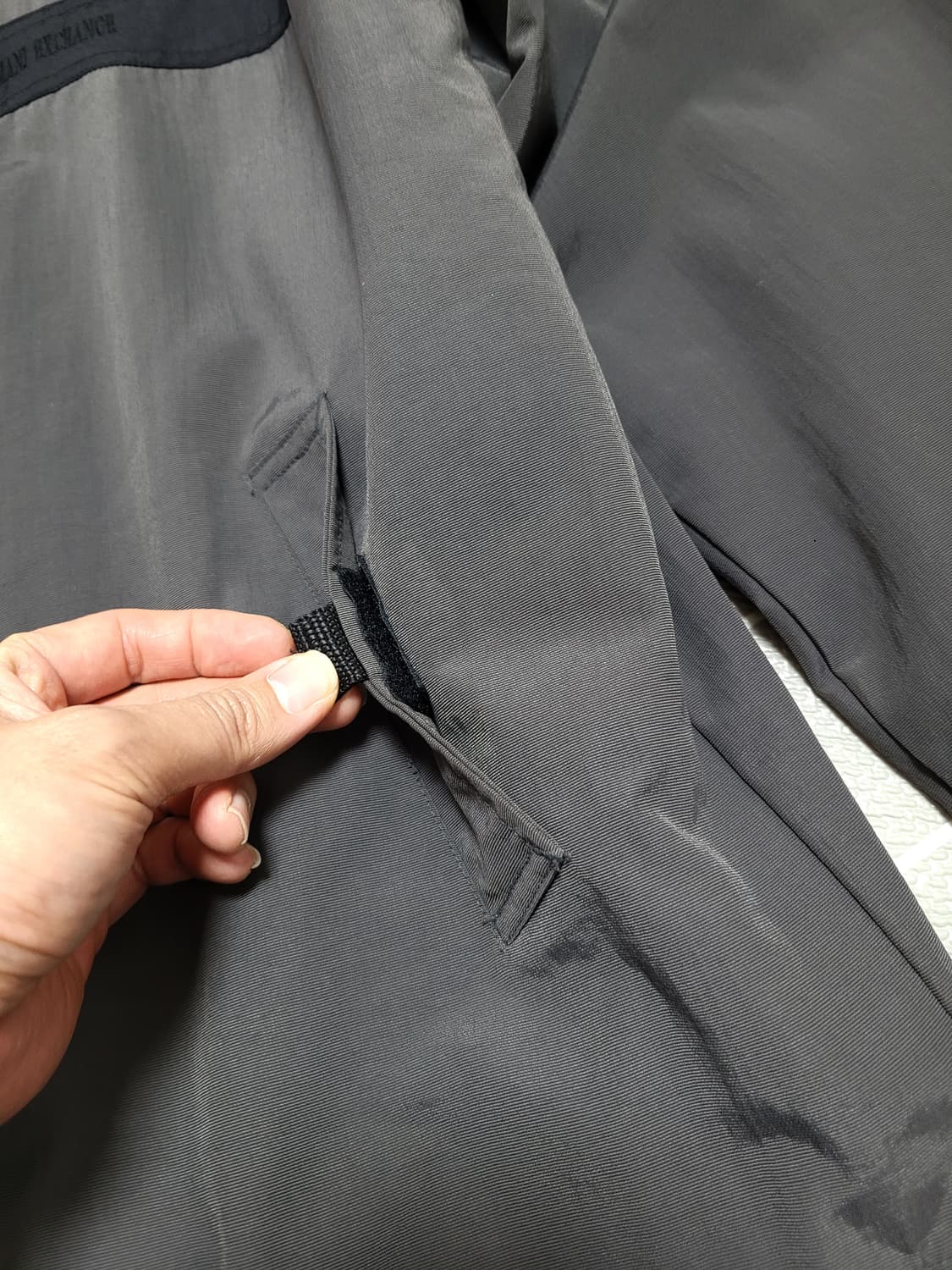 AIX 알마니 익스인지 봄버 자켓 다크 그레이 M 상품이미지6