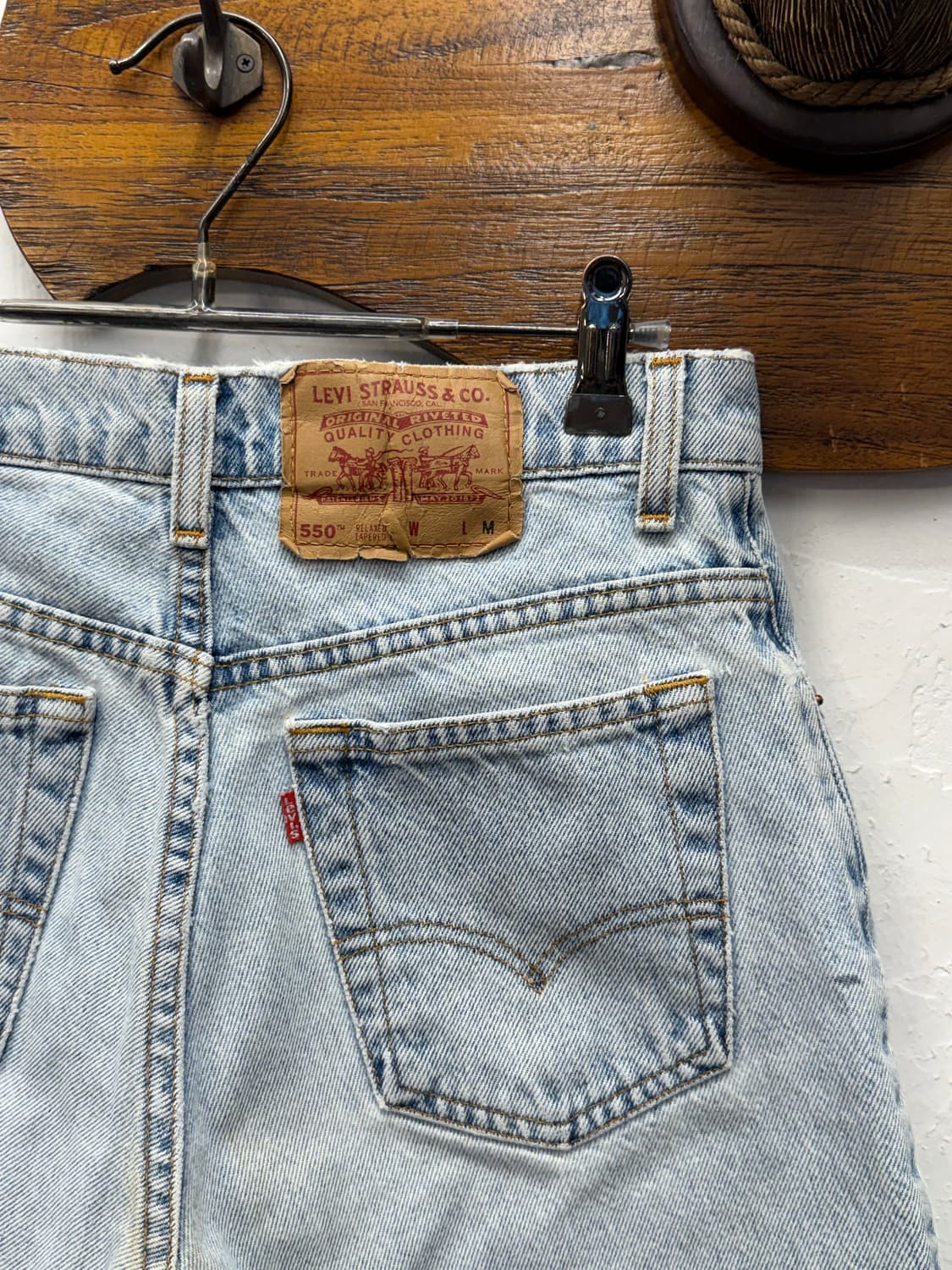 90s USA Levi’s 550 Denim Shorts 상품이미지2