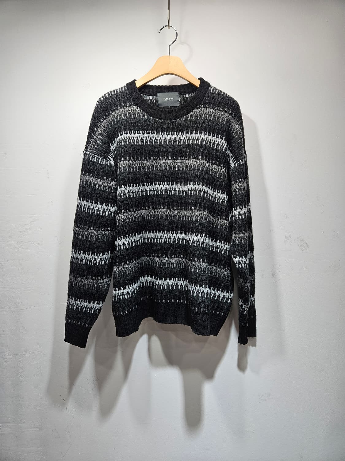 플레어업(FlareUp) 차콜믹스 니트 L 상품이미지1