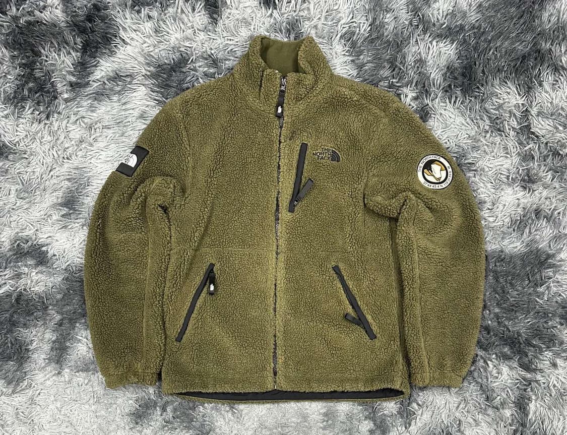 노스페이스 카키 쉐르파 플리스 자켓 후리스(95) 상품이미지2