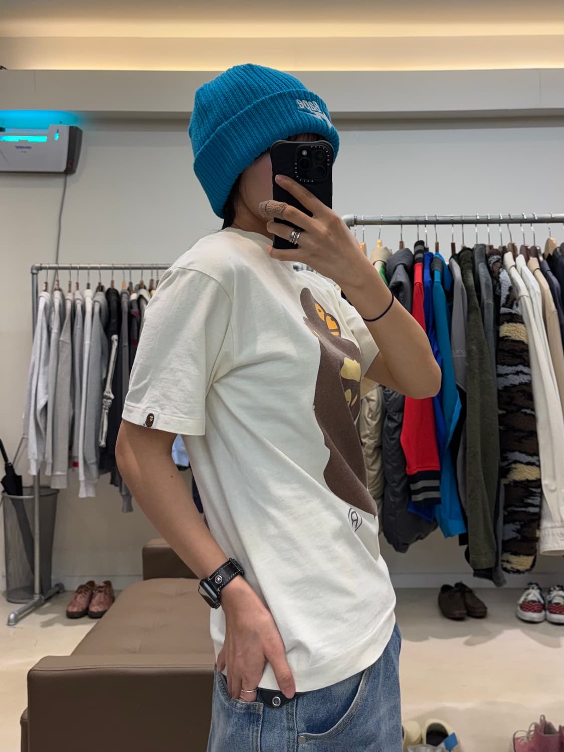 베이프 마일로 온 빅 에이프 반발 티셔츠 상품이미지6