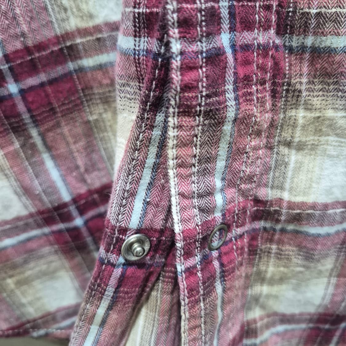 (M) 에디바우어 체크 웨스턴 셔츠 상품이미지5