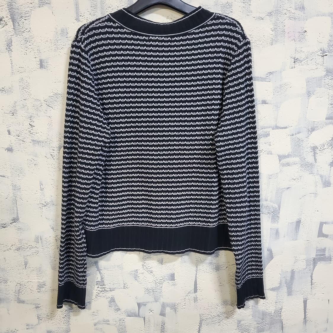 플라스틱아일랜드 스트라이프 가디건  상품이미지2