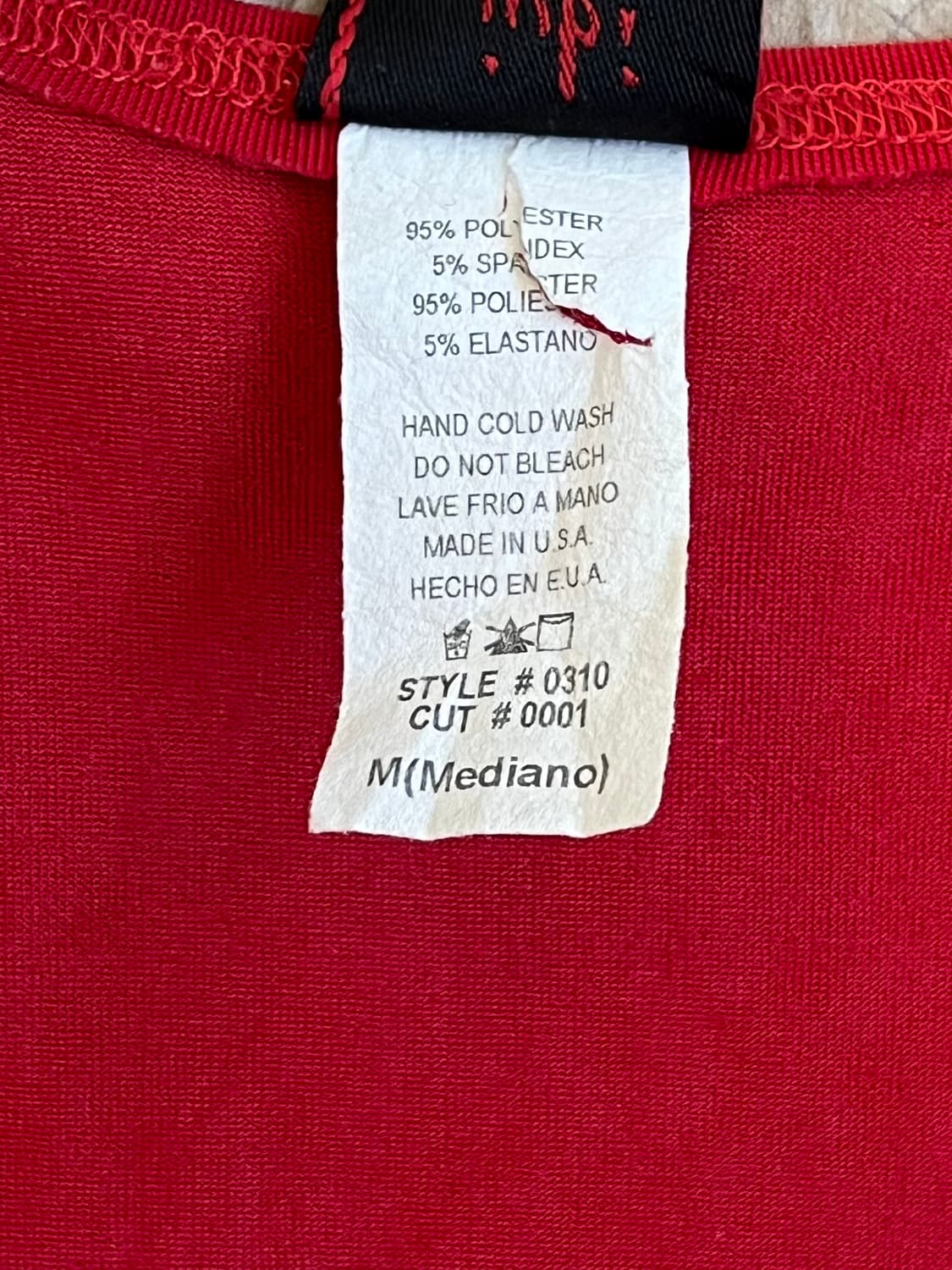 jubi 레드 코르셋 시스루 탑  상품이미지10