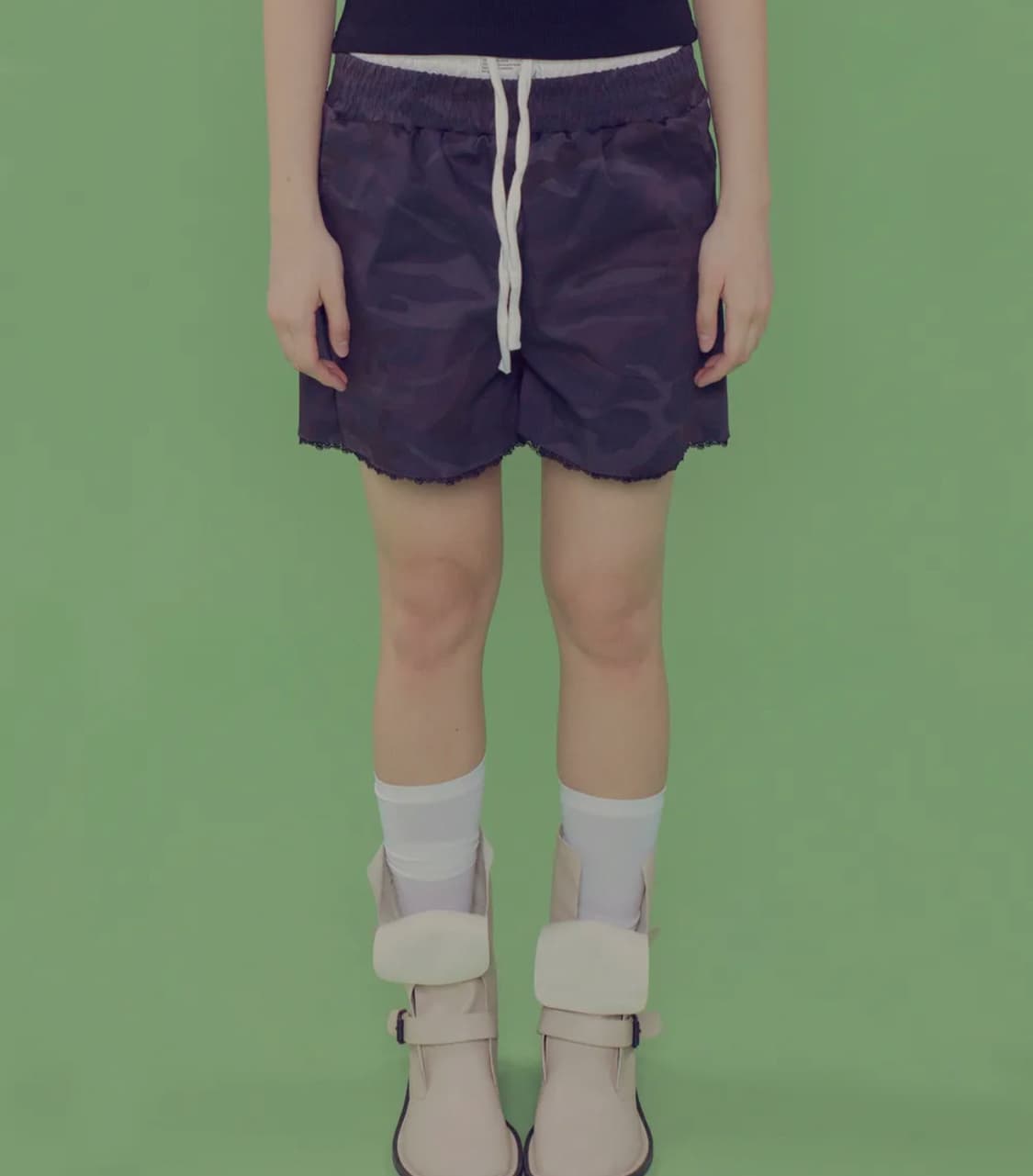 팬시클럽 레이어드 밀리터리 카모 숏 팬츠 상품이미지1