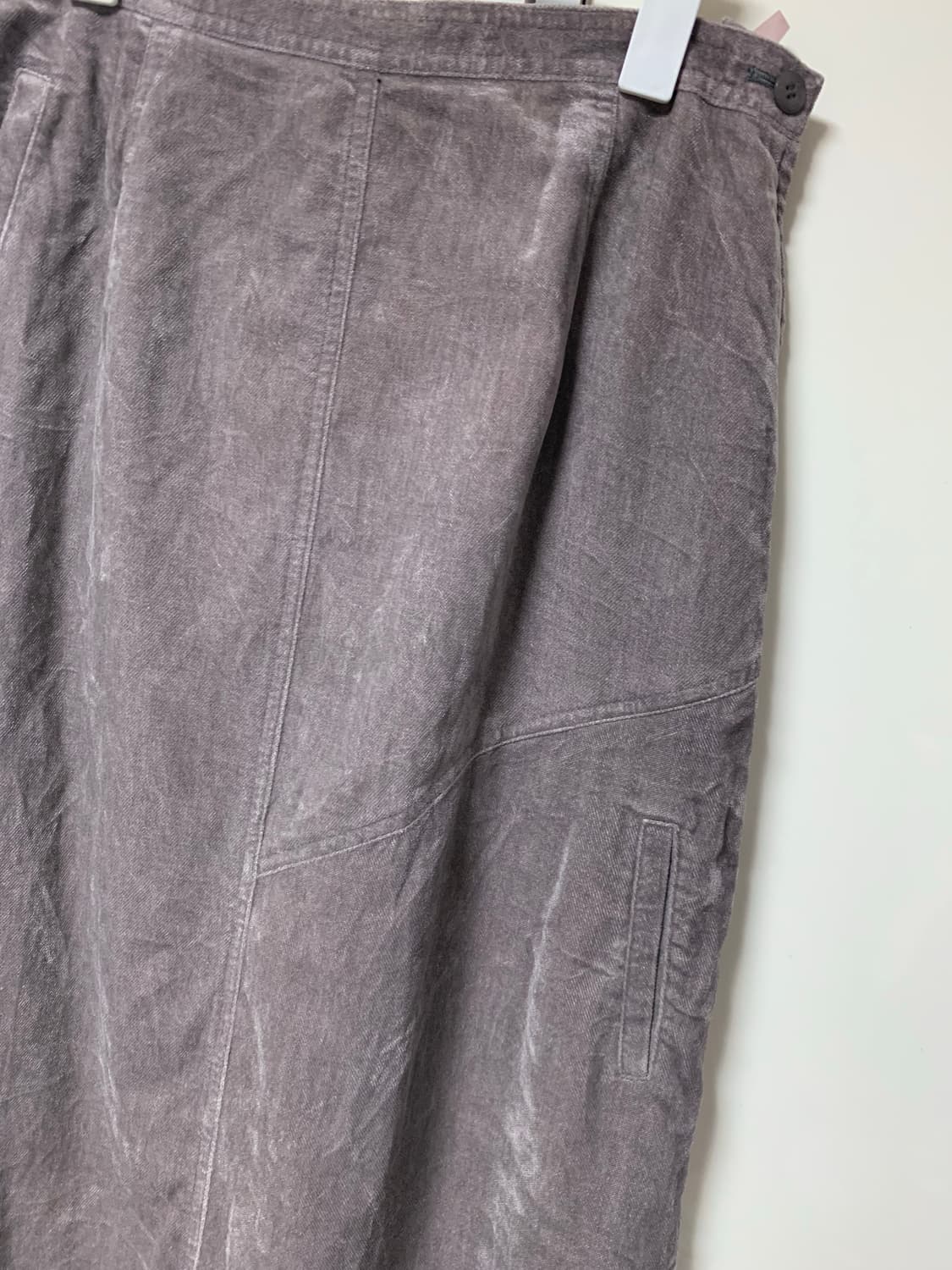 애쉬퍼플 롱 스커트 상품이미지5