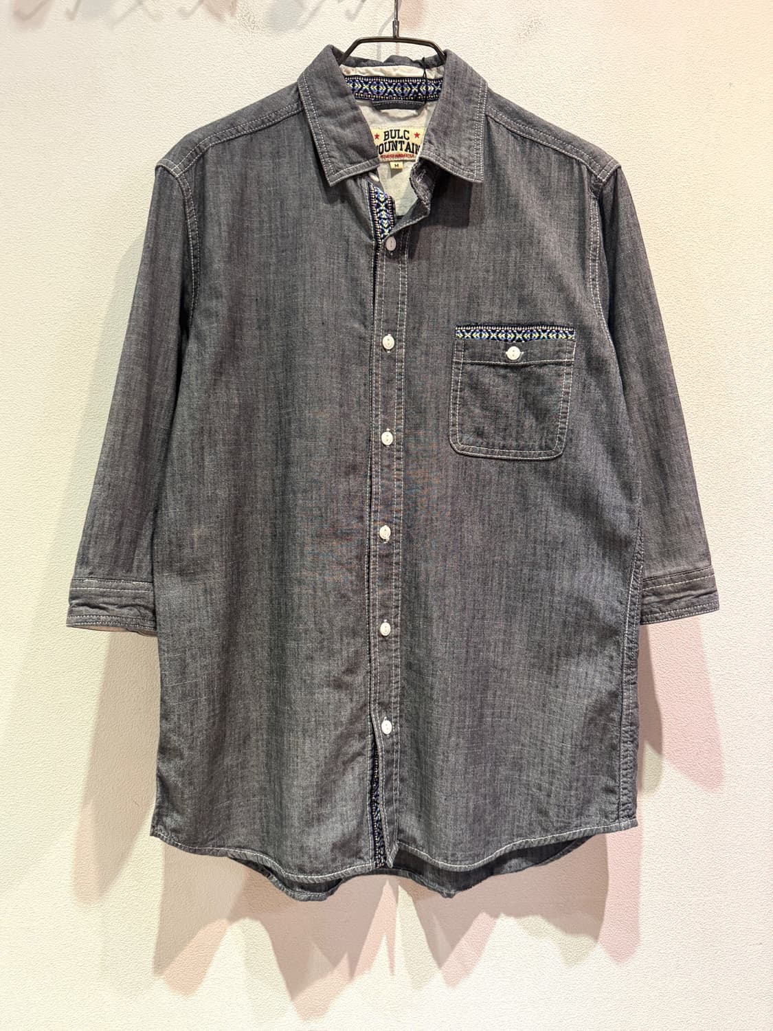 Bulc Mountain Ethnic Stitch Shirt 상품이미지1