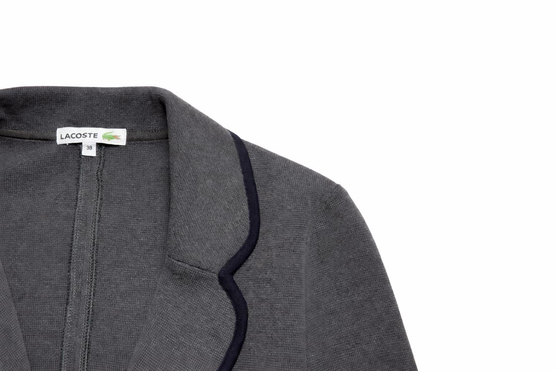 JPN 00s 일본빈티지 Y2K 모리걸 라코스테 니트 블레이저 자켓 38 상품이미지4