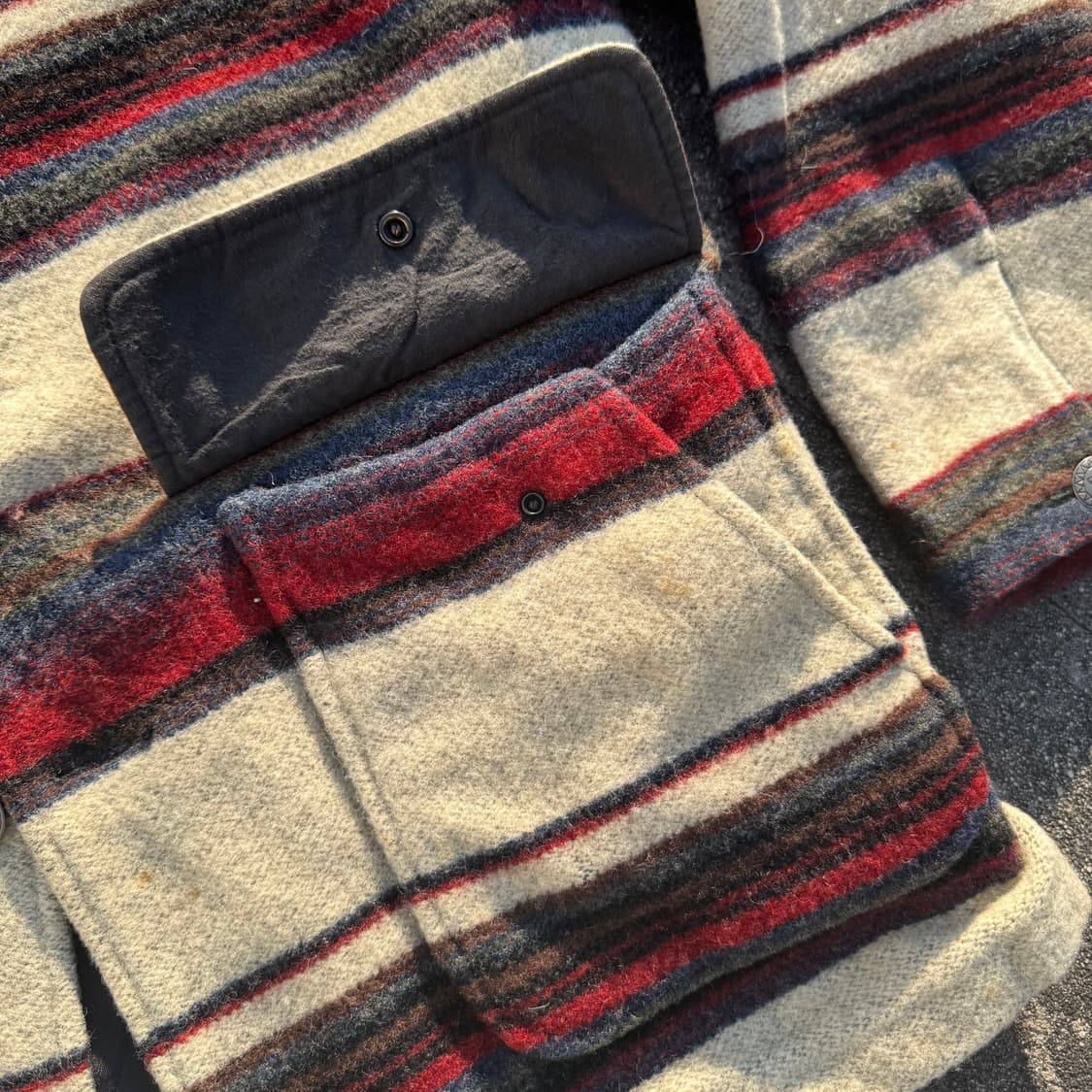 [M~L] 90s Woolrich 울리치 블랭킷 울 자켓 상품이미지7