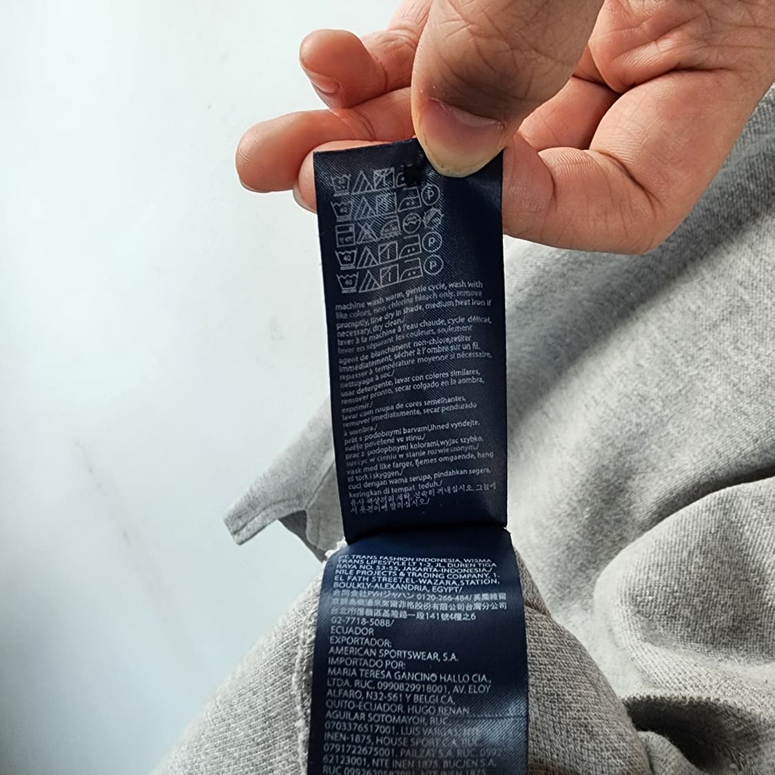 타미힐피거 그레이 반팔 티셔츠 상품이미지7